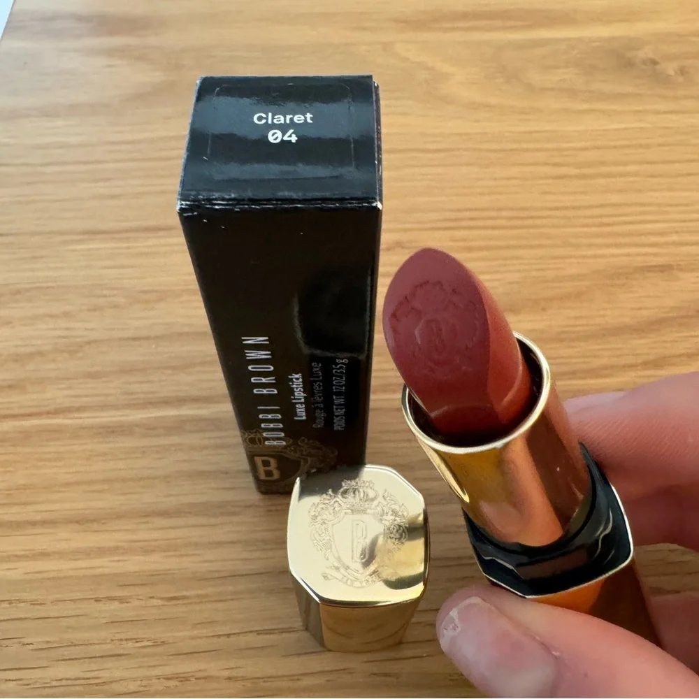 Bobbi Brown Luxe Lipstick Claret #1 Bestseller NIB